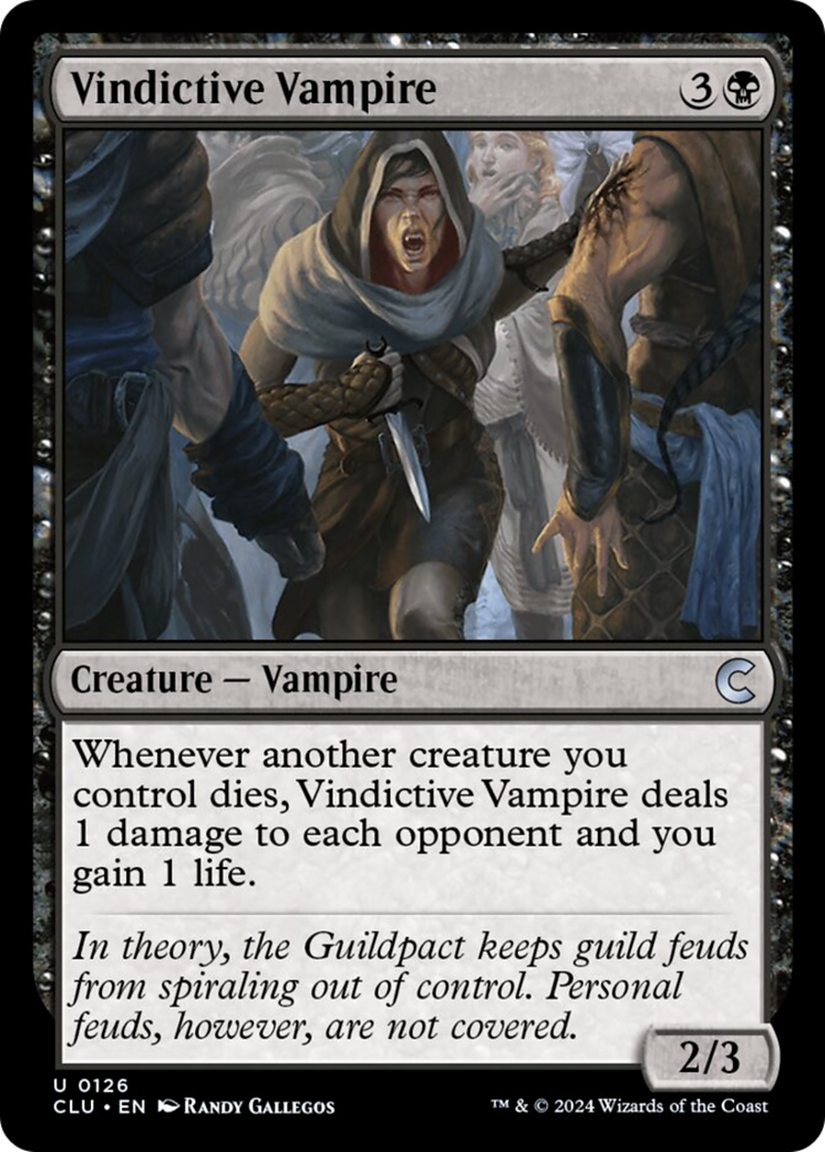 Vindictive Vampire [Ravnica: Clue Edition] | Gate City Games LLC