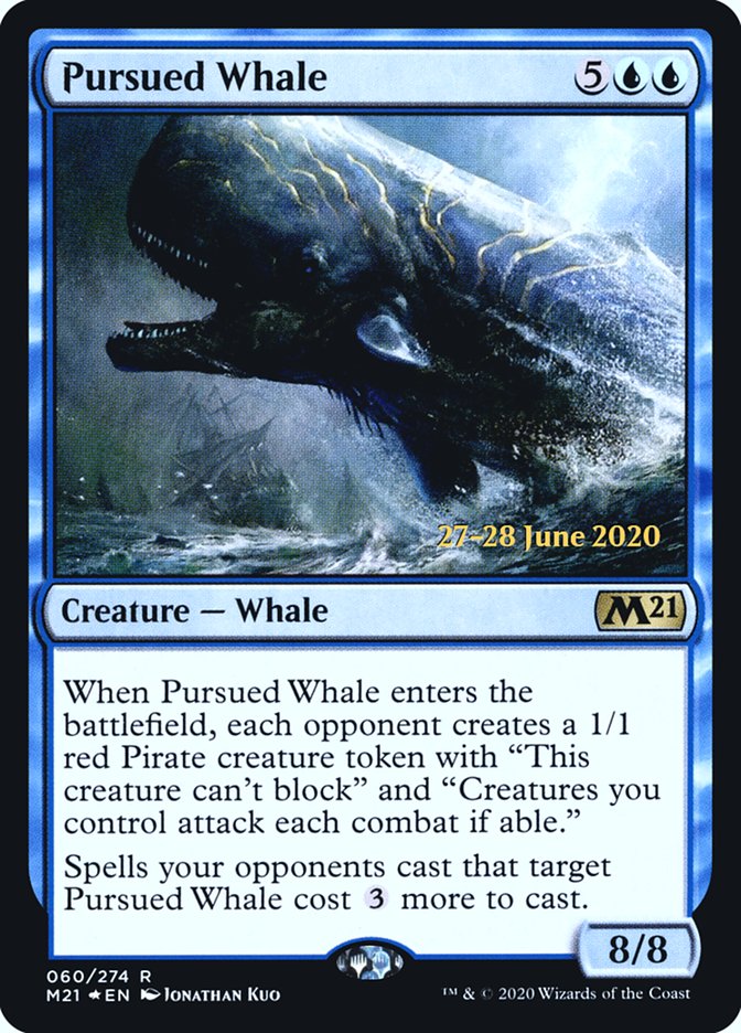 Pursued Whale  [Core Set 2021 Prerelease Promos] | Gate City Games LLC