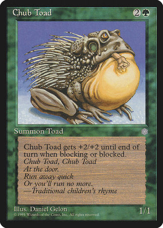Chub Toad [Ice Age] | Gate City Games LLC