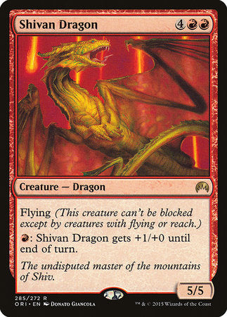 Shivan Dragon [Magic Origins] | Gate City Games LLC