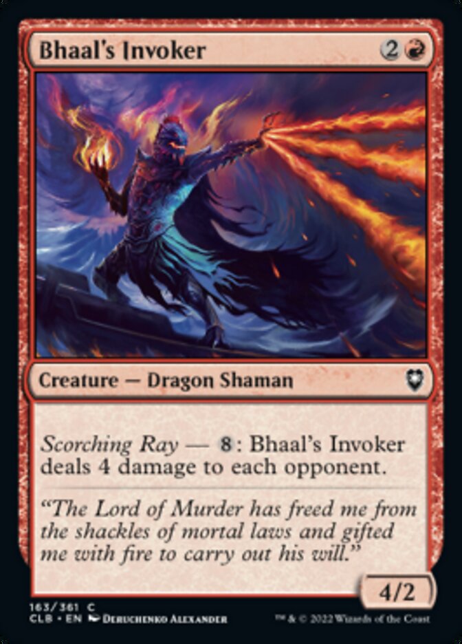 Bhaal's Invoker [Commander Legends: Battle for Baldur's Gate] | Gate City Games LLC