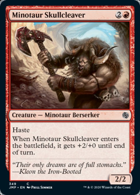 Minotaur Skullcleaver [Jumpstart] | Gate City Games LLC