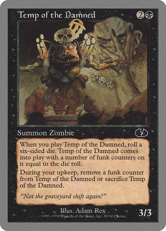 Temp of the Damned [Unglued] | Gate City Games LLC