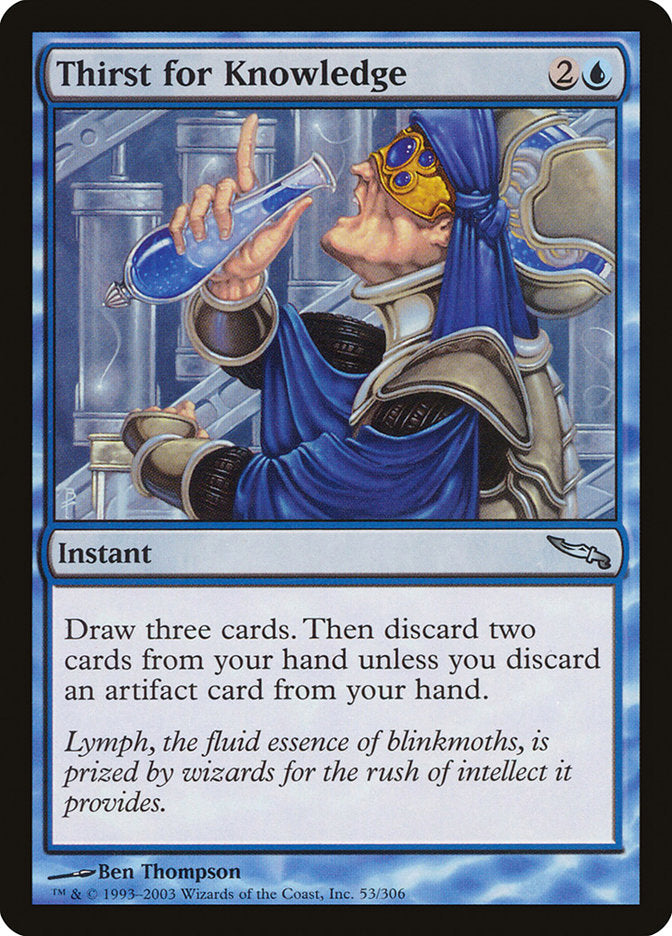 Thirst for Knowledge [Mirrodin] | Gate City Games LLC