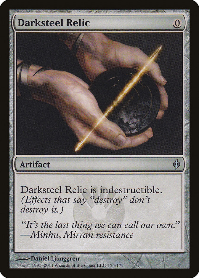 Darksteel Relic [New Phyrexia] | Gate City Games LLC