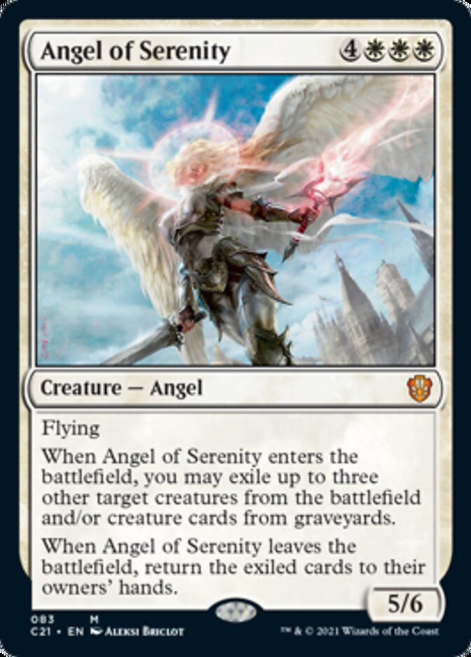 Angel of Serenity [Commander 2021] | Gate City Games LLC