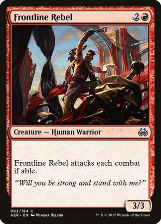 Frontline Rebel [Aether Revolt] | Gate City Games LLC