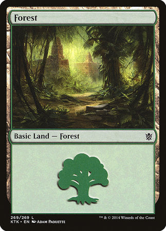 Forest (269) [Khans of Tarkir] | Gate City Games LLC