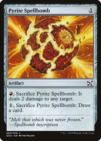 Pyrite Spellbomb [Duel Decks: Elves vs. Inventors] | Gate City Games LLC