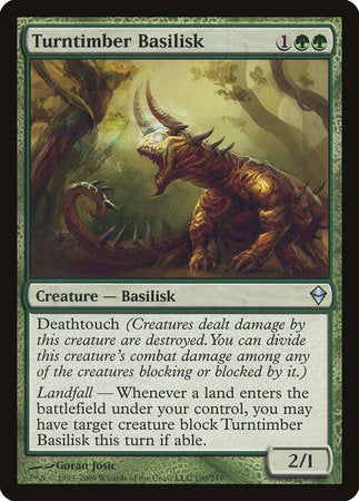 Turntimber Basilisk [Zendikar] | Gate City Games LLC
