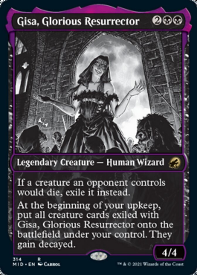 Gisa, Glorious Resurrector (Showcase Eternal Night) [Innistrad: Midnight Hunt] | Gate City Games LLC