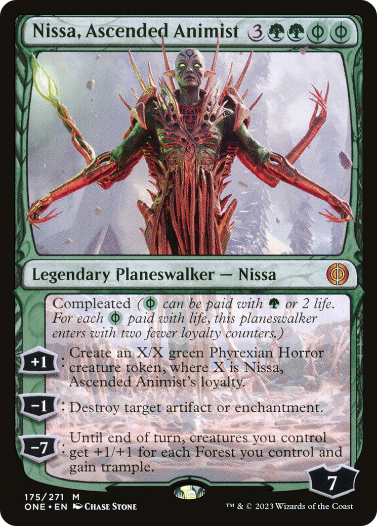 Nissa, Ascended Animist [Phyrexia: All Will Be One] | Gate City Games LLC