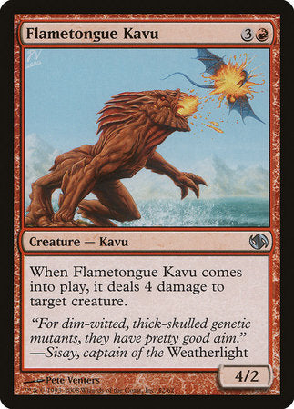 Flametongue Kavu [Duel Decks: Jace vs. Chandra] | Gate City Games LLC