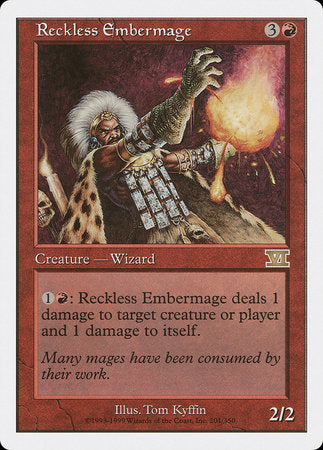 Reckless Embermage [Classic Sixth Edition] | Gate City Games LLC