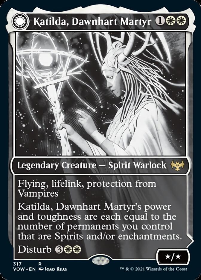 Katilda, Dawnhart Martyr // Katilda's Rising Dawn (Showcase Eternal Night) [Innistrad: Crimson Vow] | Gate City Games LLC