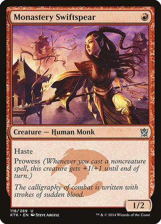 Monastery Swiftspear [Khans of Tarkir] | Gate City Games LLC