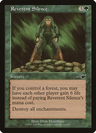 Reverent Silence [Nemesis] | Gate City Games LLC