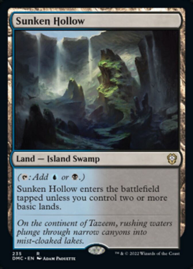 Sunken Hollow [Dominaria United Commander] | Gate City Games LLC