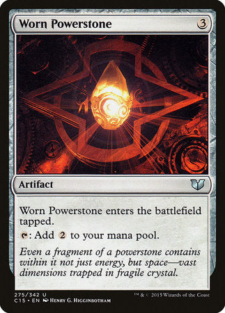 Worn Powerstone [Commander 2015] | Gate City Games LLC
