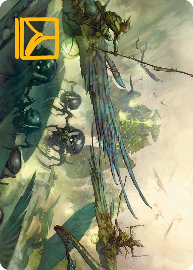 Invasion of Pyrulea Art Card (Gold-Stamped Signature) [March of the Machine Art Series] | Gate City Games LLC