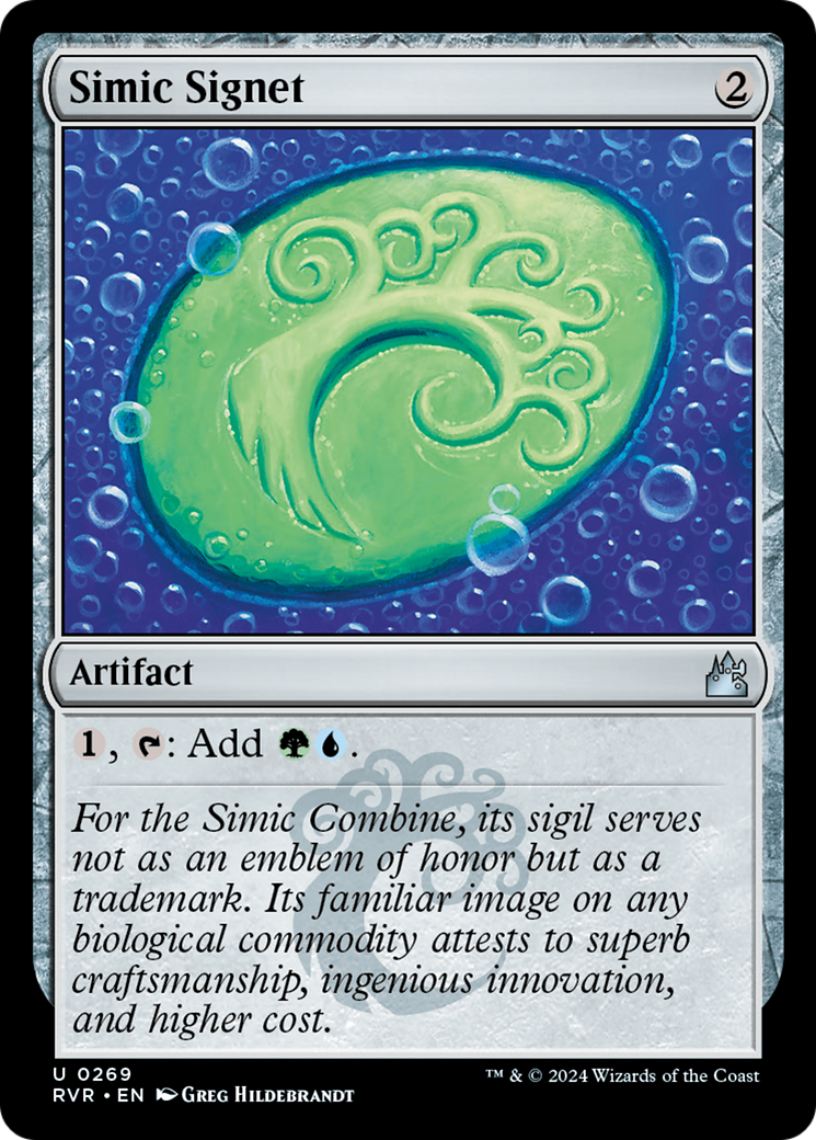 Simic Signet [Ravnica Remastered] | Gate City Games LLC