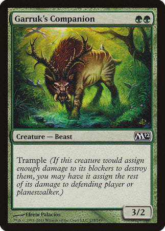 Garruk's Companion [Magic 2012] | Gate City Games LLC