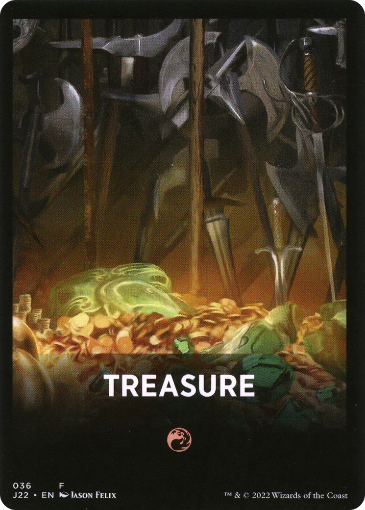 Treasure Theme Card [Jumpstart 2022 Front Cards] | Gate City Games LLC