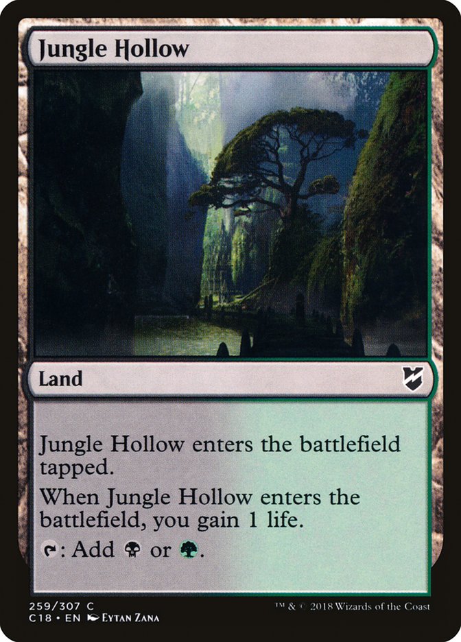 Jungle Hollow [Commander 2018] | Gate City Games LLC
