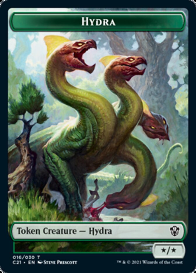 Hydra // Boar Token [Commander 2021 Tokens] | Gate City Games LLC