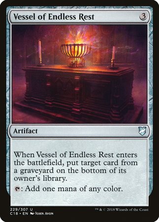 Vessel of Endless Rest [Commander 2018] | Gate City Games LLC