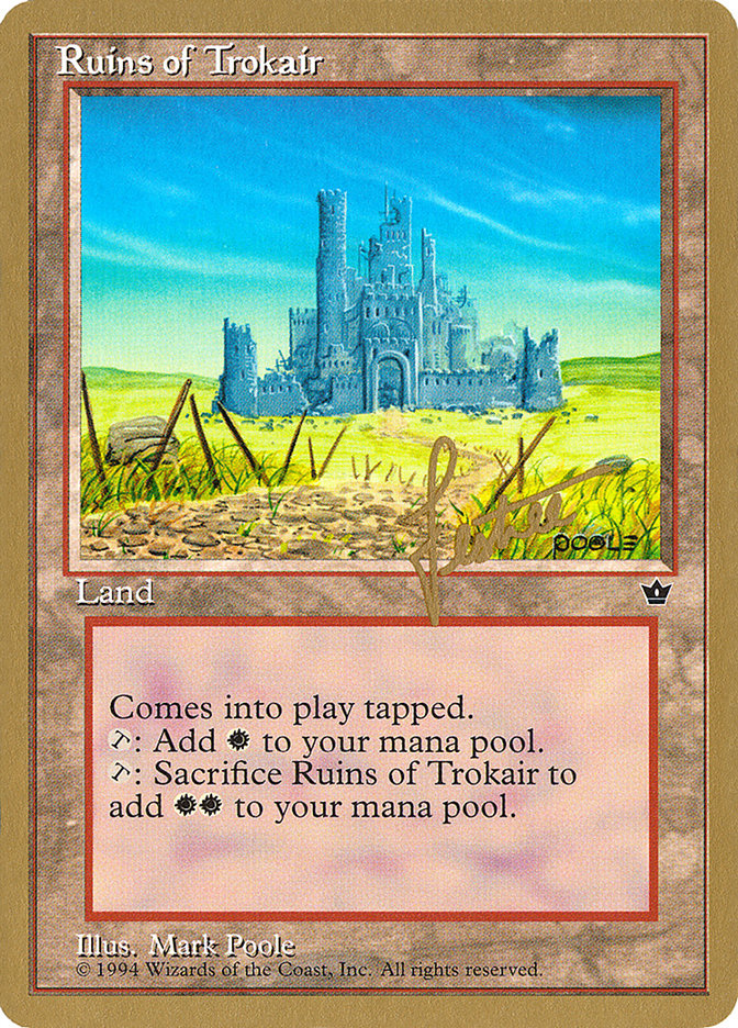 Ruins of Trokair (Bertrand Lestree) [Pro Tour Collector Set] | Gate City Games LLC