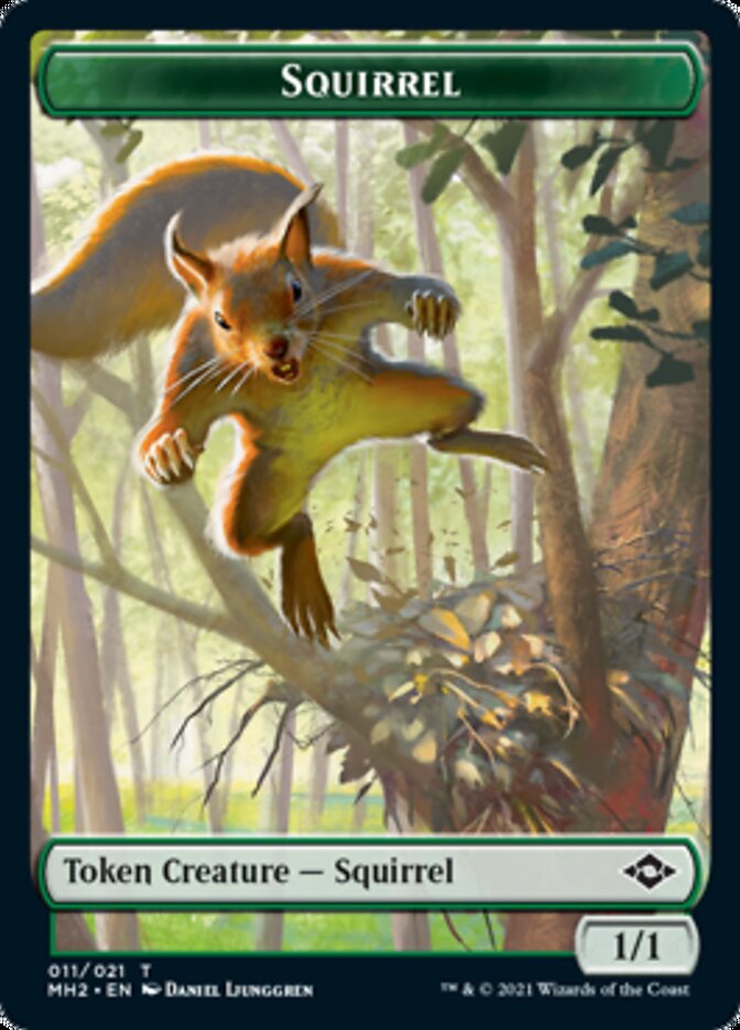 Squirrel Token // Zombie Army Token [Modern Horizons 2 Tokens] | Gate City Games LLC