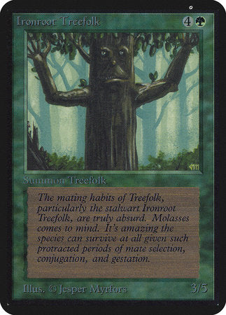 Ironroot Treefolk [Limited Edition Alpha] | Gate City Games LLC