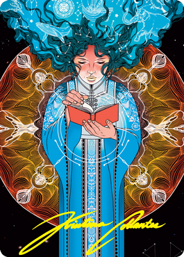 Memory Lapse Art Card (Gold-Stamped Signature) [Strixhaven: School of Mages Art Series] | Gate City Games LLC