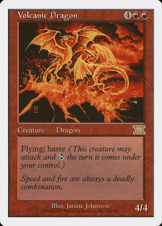 Volcanic Dragon [Classic Sixth Edition] | Gate City Games LLC