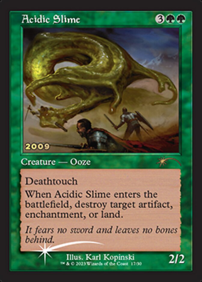 Acidic Slime [30th Anniversary Promos] | Gate City Games LLC