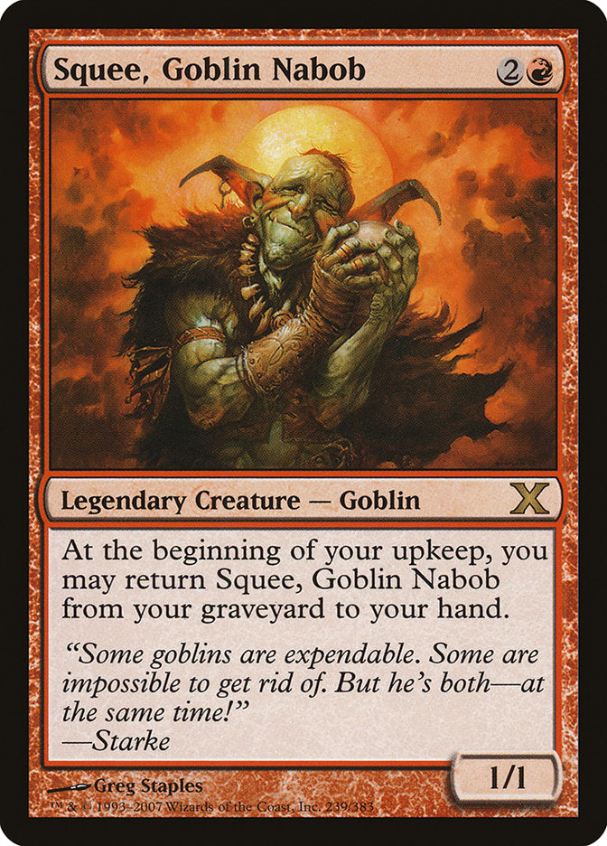 Squee, Goblin Nabob [Tenth Edition] | Gate City Games LLC