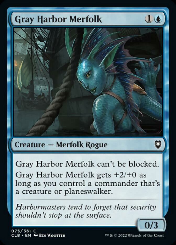 Gray Harbor Merfolk [Commander Legends: Battle for Baldur's Gate] | Gate City Games LLC