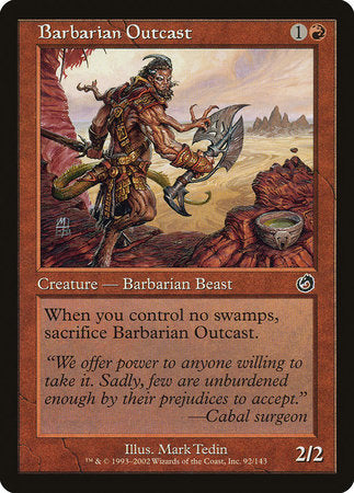 Barbarian Outcast [Torment] | Gate City Games LLC