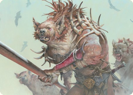 Gnoll Art Card [Dungeons & Dragons: Adventures in the Forgotten Realms Art Series] | Gate City Games LLC