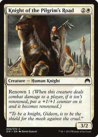 Knight of the Pilgrim's Road [Magic Origins] | Gate City Games LLC