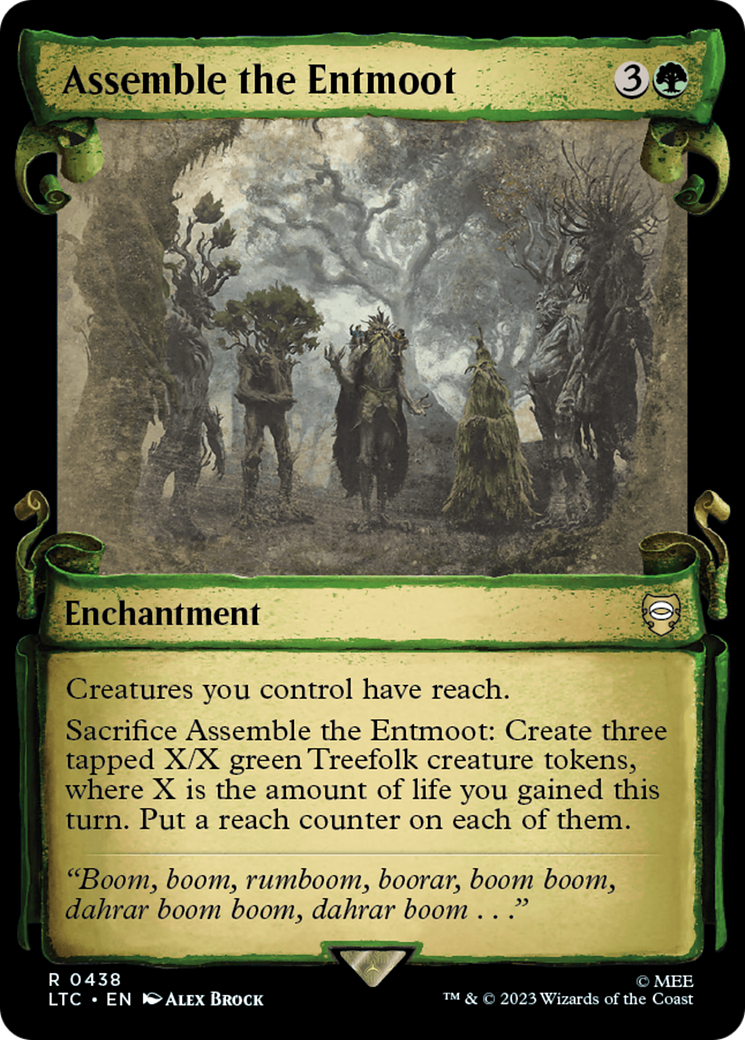 Assemble the Entmoot [The Lord of the Rings: Tales of Middle-Earth Commander Showcase Scrolls] | Gate City Games LLC