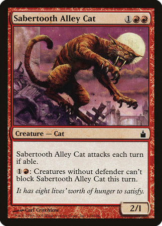 Sabertooth Alley Cat [Ravnica: City of Guilds] | Gate City Games LLC