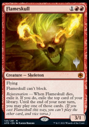Flameskull (Promo Pack) [Dungeons & Dragons: Adventures in the Forgotten Realms Promos] | Gate City Games LLC