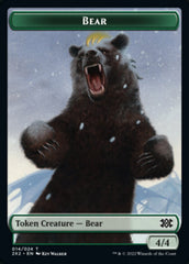 Bear // Phyrexian Golem Double-sided Token [Double Masters 2022 Tokens] | Gate City Games LLC