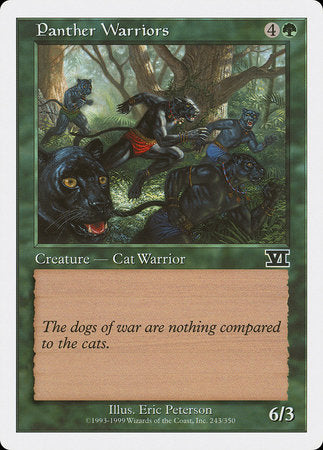 Panther Warriors [Classic Sixth Edition] | Gate City Games LLC