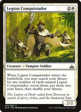 Legion Conquistador [Rivals of Ixalan] | Gate City Games LLC