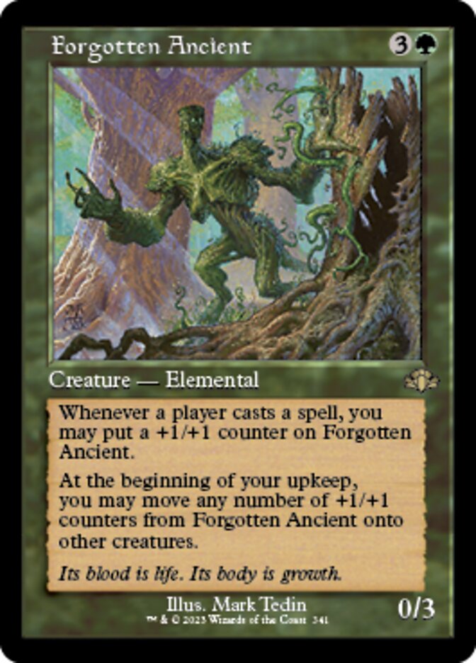 Forgotten Ancient (Retro) [Dominaria Remastered] | Gate City Games LLC