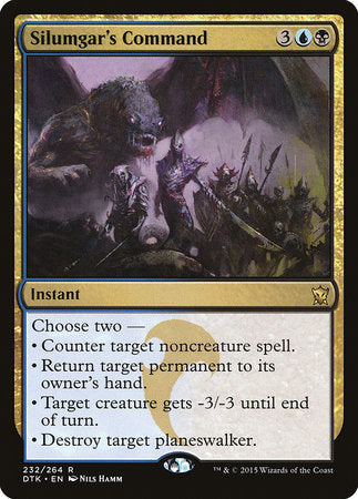 Silumgar's Command [Dragons of Tarkir] | Gate City Games LLC