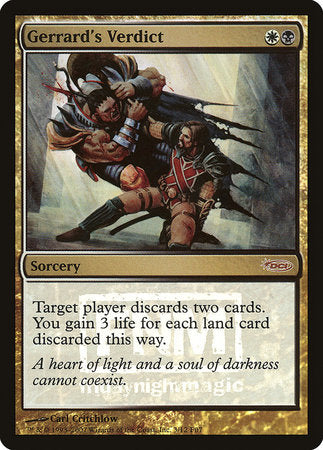 Gerrard's Verdict [Friday Night Magic 2007] | Gate City Games LLC